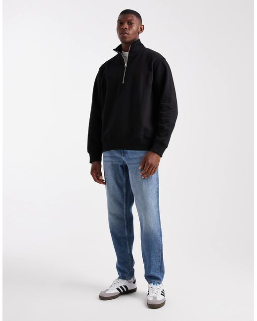 Jack & Jones – oversize-sweatshirt in Black für Herren
