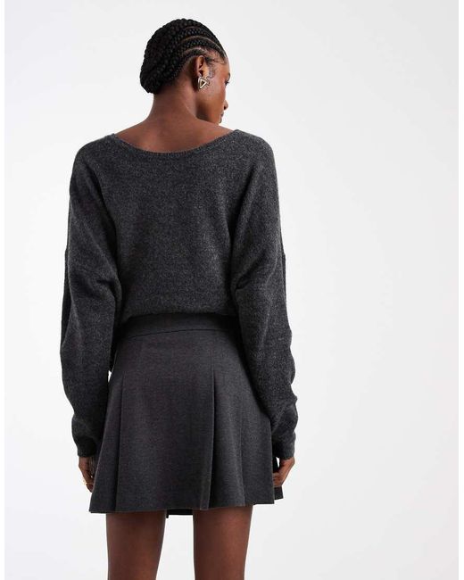 Vero Moda Black Pleated Mini Skirt