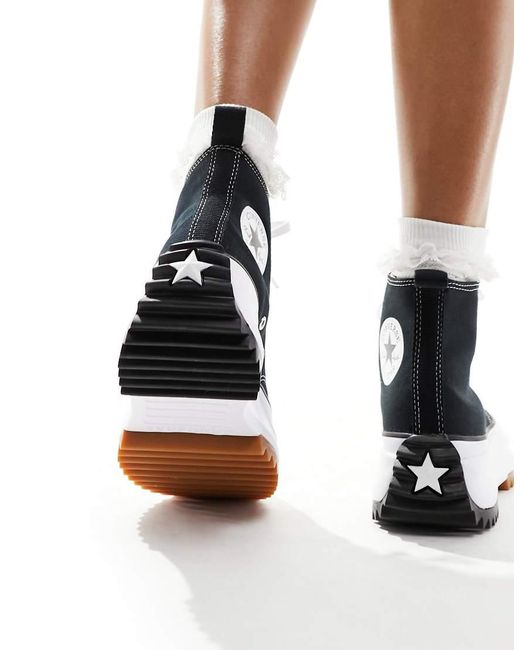 Converse Blue Run Star Hike Hi Sneakers