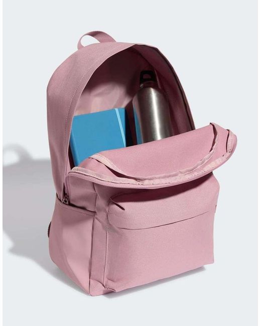 Adidas Originals Pink Classic 3 Bar Logo Backpack