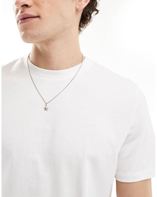ASOS Natural Essentials 3 Pack Crew Neck T-shirts for men