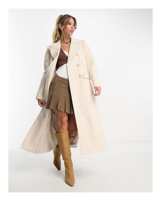 Forever New Natural Oversized Open Maxi Coat