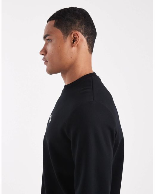 Sweat brodé Fred Perry pour homme en coloris Blue