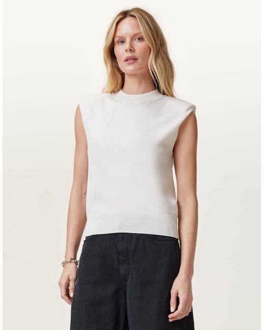AllSaints White – kayla – tanktop