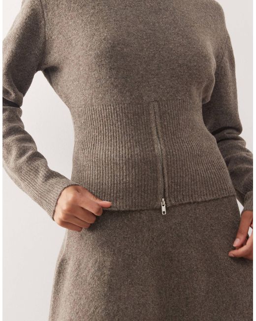 Noisy May Brown – strickpullover
