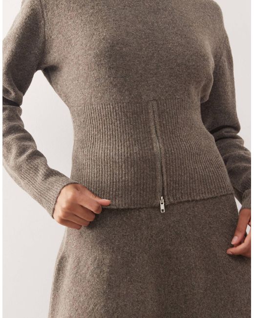 Noisy May Brown – strickpullover