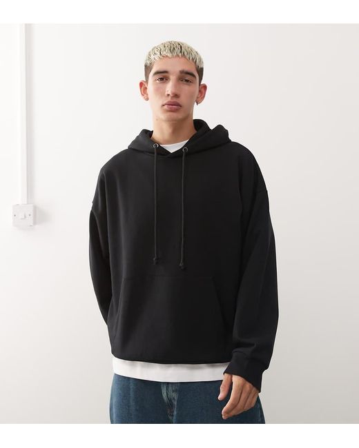 Collusion Rechte Hoodie in het Black voor heren