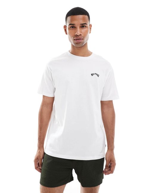Billabong – arch – kurzärmliges t-shirt in White für Herren