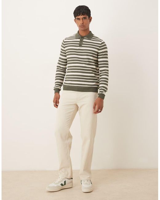 ASOS Multicolor Relaxed Knitted Polo for men