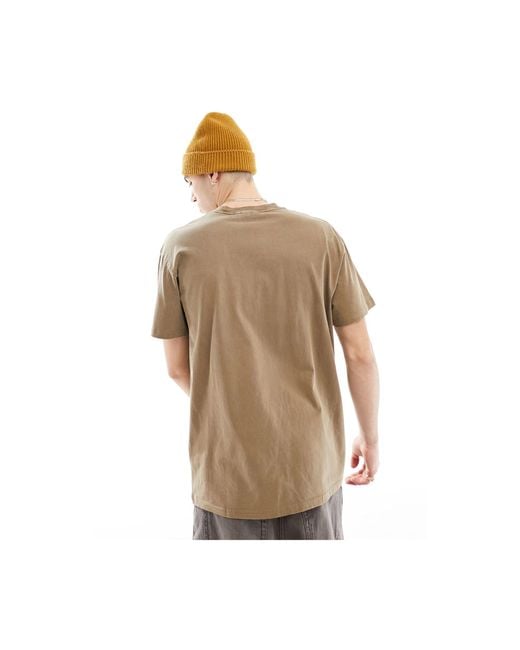 Duster - t-shirt - marron Carhartt pour homme en coloris Brown