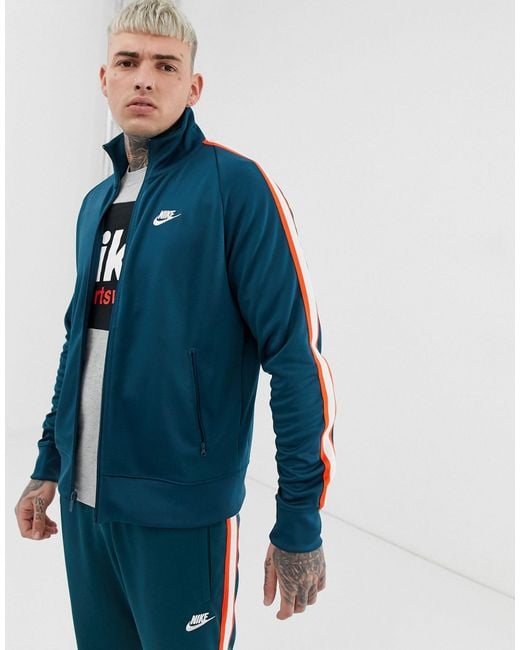 Nike Sweatjacke "Sportswear N98" in Blue für Herren
