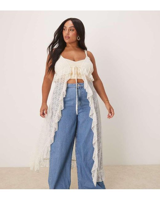 ASOS Asos Design Curve in het Blue