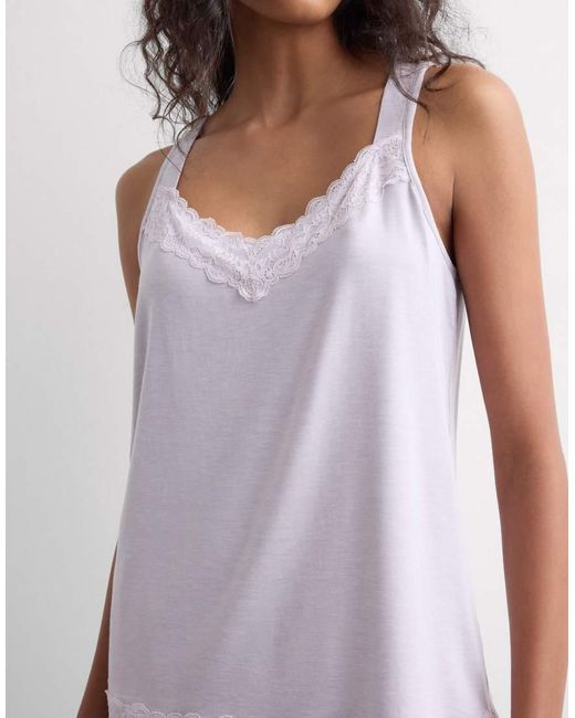 Intimissimi Purple Pyjamas With Vest Top And Shorts