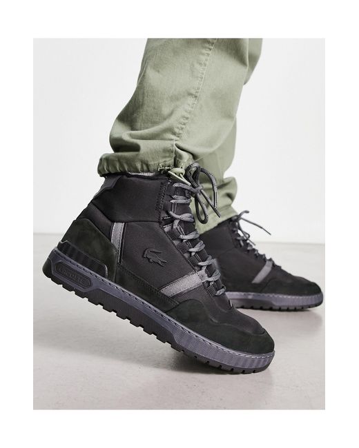 Lacoste T-clip Mid Boots in Metallic Men | Lyst