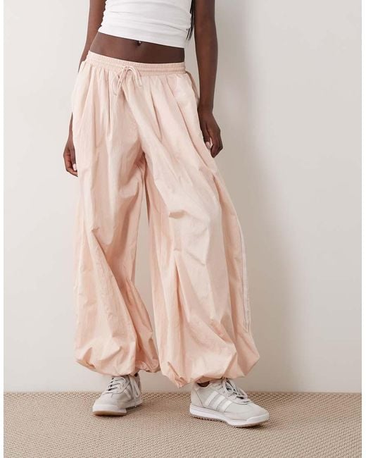 Adidas Originals Pink Nylon Balloon Track Pants