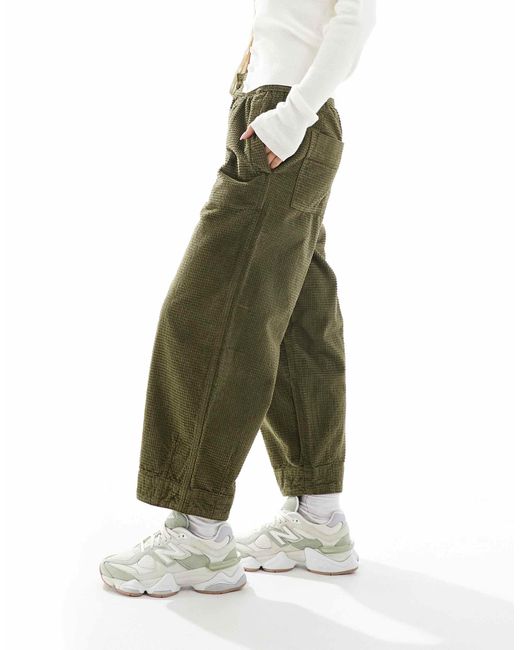ASOS Green Asos design petite – weite hose aus bubble-cord