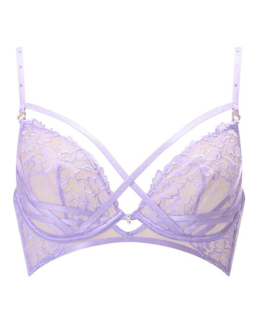 Ann Summers Purple Untold Desire Non Padded Plunge Bra