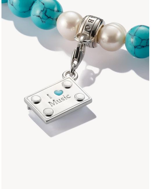 Thomas Sabo Blue Charm Pendant 3D Record Player