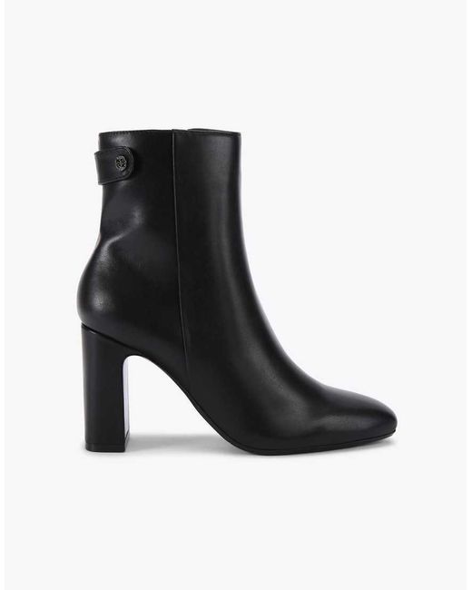 KG by Kurt Geiger Black Trix Mid Ankle Boots