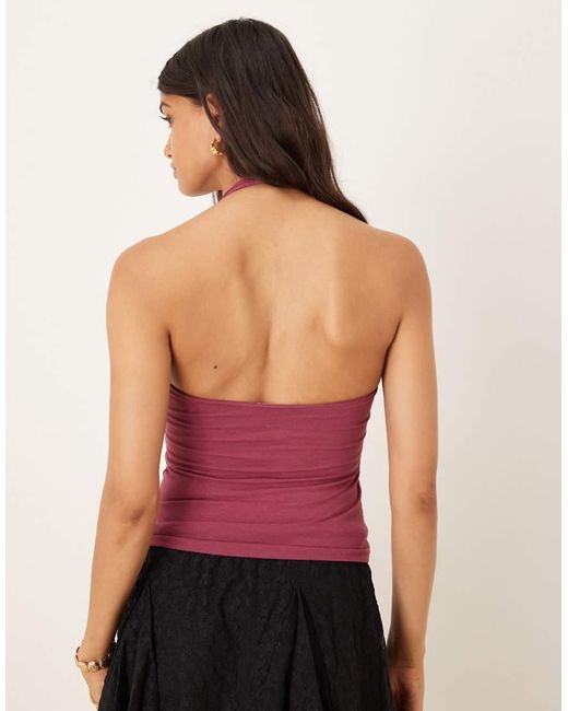 Cotton On Purple All Day V Neck Halter