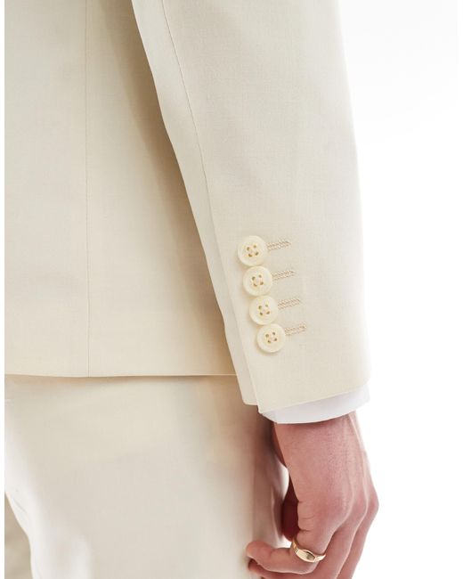 ASOS White Slim Suit Jacket for men