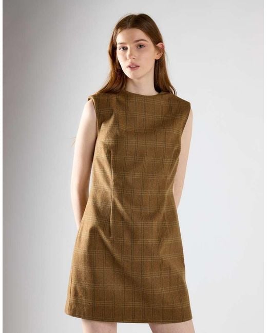 Glamorous Natural Tailored Fit Mini Dress