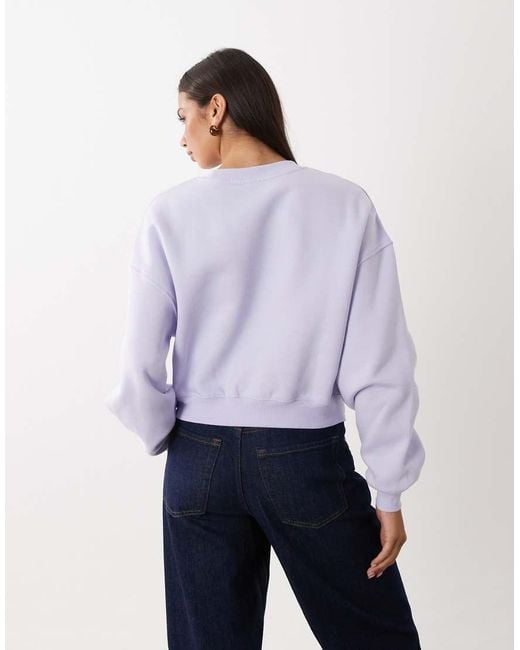 New Balance Purple Trackside Fleece Crew