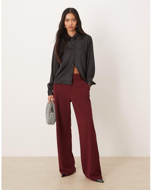 Jdy Black Satin Shirt