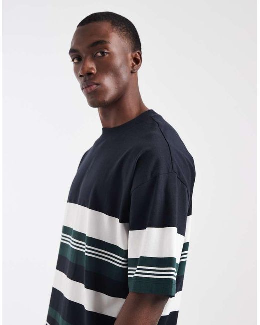 ASOS Blue Oversized T-shirt for men