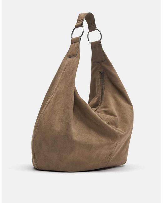 Pull&Bear Brown Shopper Bag