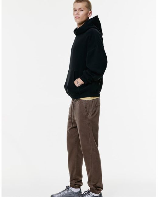 Pull&Bear Comfortabele Joggingbroek in het Brown voor heren