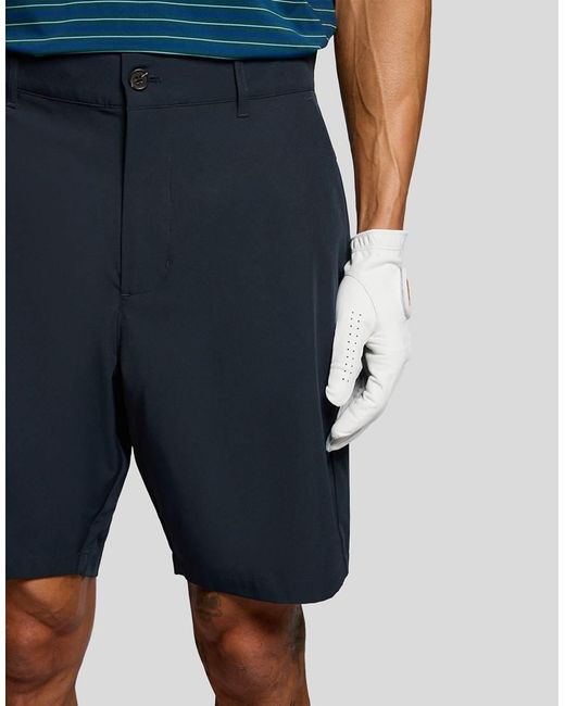 Lyle & Scott Blue Shorts Lightweight Golf Tech Shorts for men