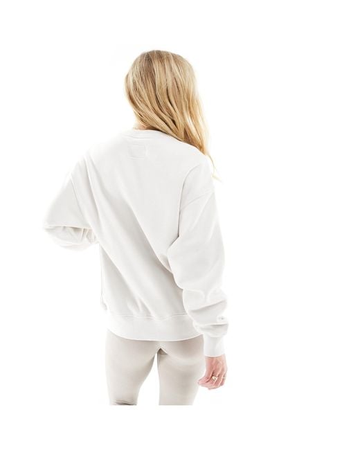 Abercrombie & Fitch White – colorado ski – sweatshirt mit logostickerei