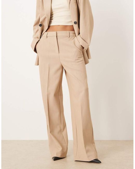 Y.A.S Natural Tailored Wide Leg Trouser Co-ord