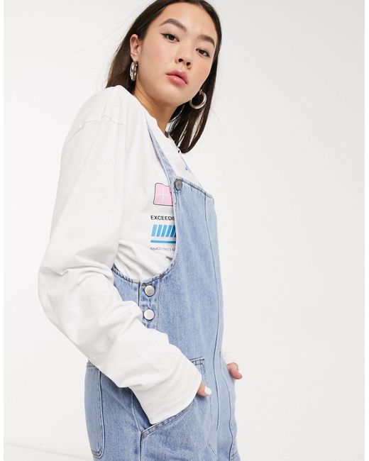 monki cotton dungarees
