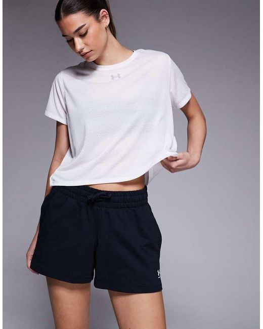 Under Armour Terry Short in het White