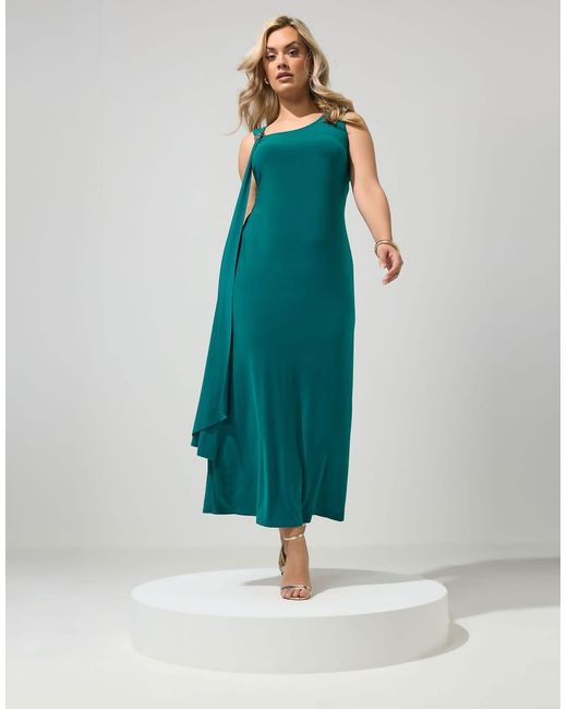 Yours Clothing Blue Sash Maxi Dress