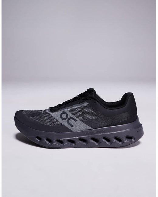 On Shoes Black Cloudsurfer Next Running Trainers for men