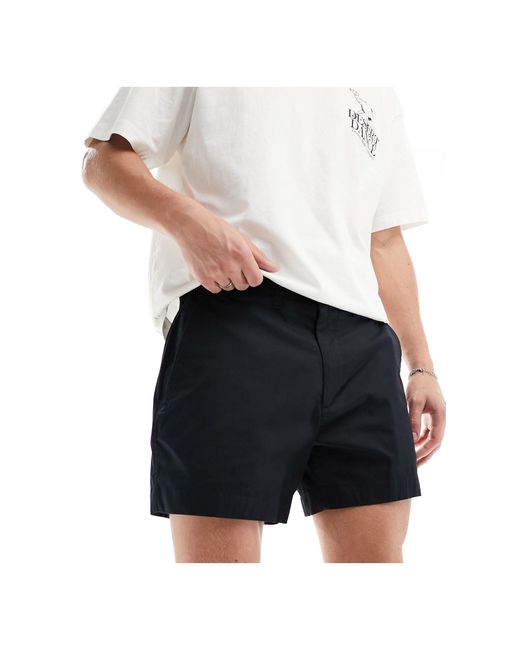 Pantalones cortos chinos Abercrombie & Fitch de hombre de color White
