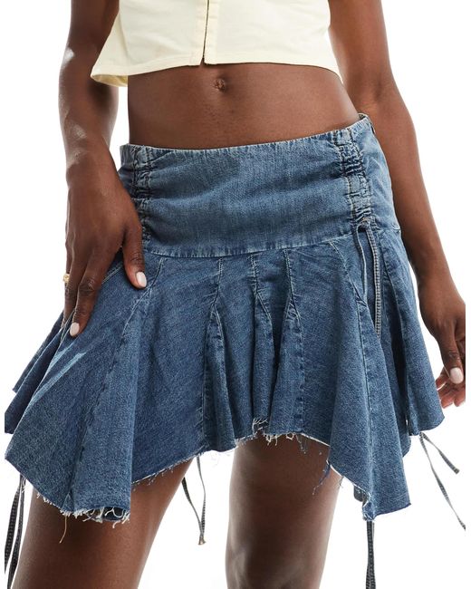 Pull&Bear Blue – mini-jeansrock