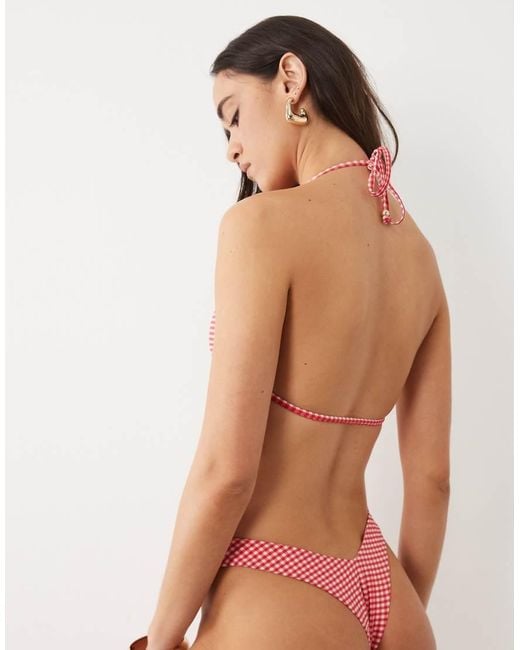Kulani Kinis Red Strawberry Siesta Y Cheeky Bikini Bottom
