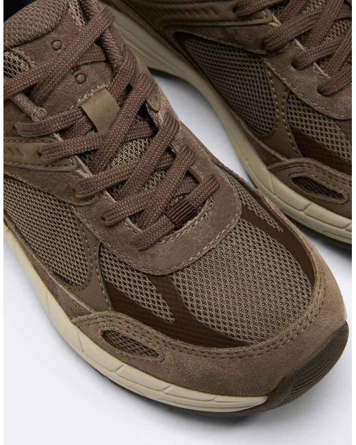 Oysho Brown Running-style Sport Shoe