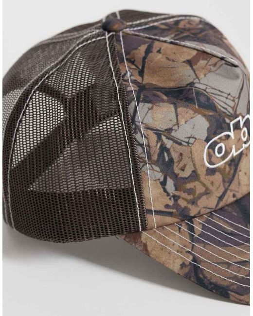Obey Gray Logo Form Trucker Cap for men
