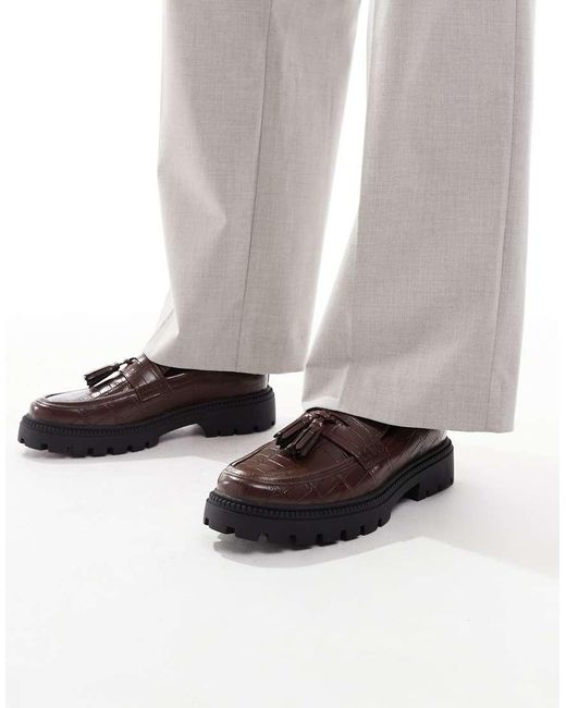 ASOS Brown Loafers for men
