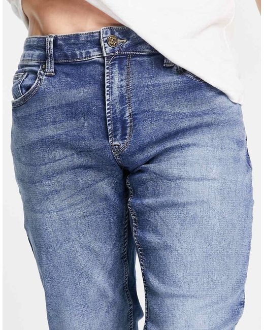 Only & Sons Blue Jog Jeans for men