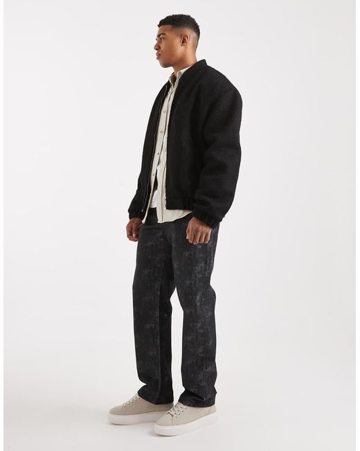 ASOS Black baggy Jeans for men