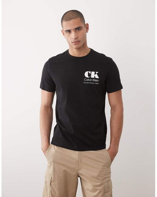 Calvin Klein Black Resort Graphic T-shirt