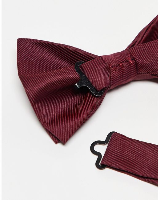ASOS Purple Satin Bow Tie for men
