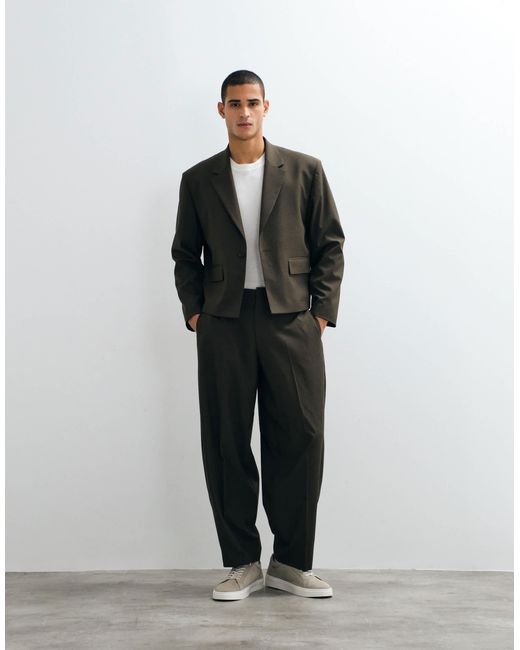 ASOS Black Boxy Suit Jacket for men
