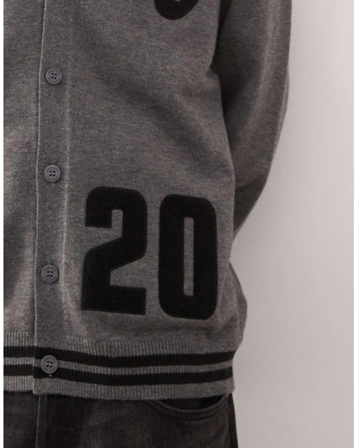 Gilet en maille à logo brodé KTZ en coloris Black